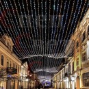 Гирлянда "Звездное небо" 10х50м навес IP44 белое/тепло-белое