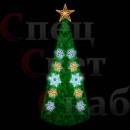 Светодиодная уличная гирлянда на ель белая/теплобелая