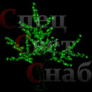 Светодиодное дерево "Сакура". Зеленая. 3 м